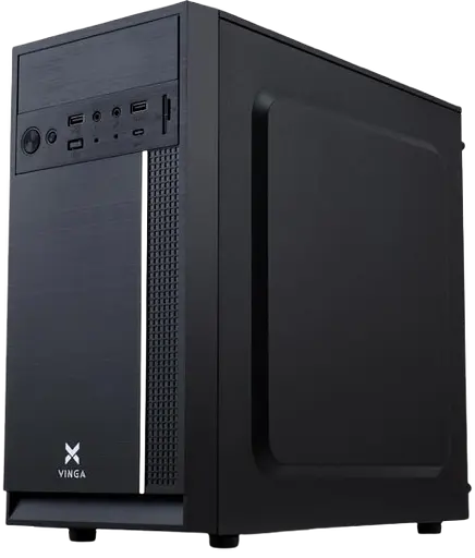 Корпус Vinga CS116 500W Black (CS116-500W) - фото 2