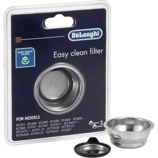 Фільтр сито на 2 порції для кавоварки Delonghi DLSC401, 5513281001, 7313285839 - фото 1