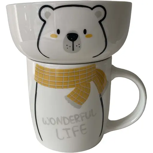 Набор посуды детский Limited Edition Happy Bear 2 предмета (JSD06)