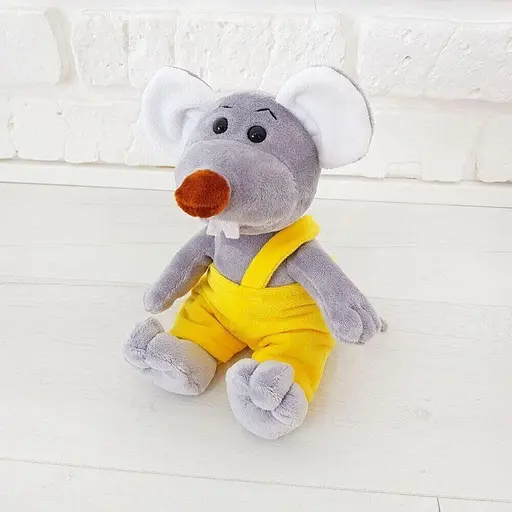 М'яка іграшка Мишеня Пармезан 17см - фото 4