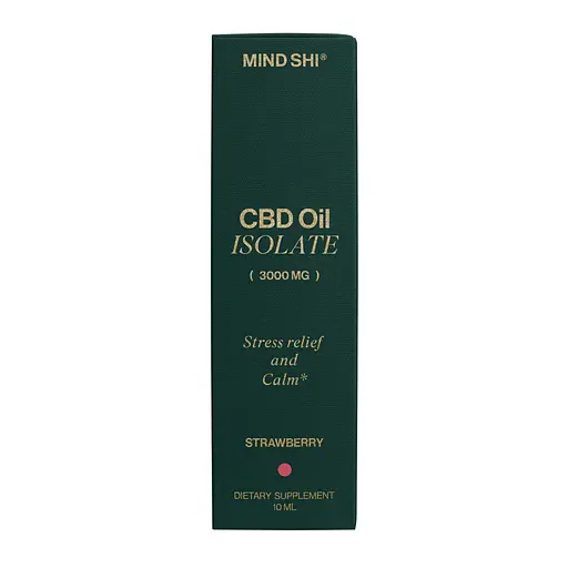 Ізолят канабідіолу Mind Shi CBD Oil Isolate Strawberry 3000 мг 10 мл - фото 5