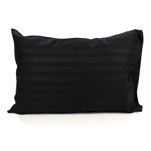 Простирадло на гумці 180х200 см сатин чорного кольору 327998 - фото 6