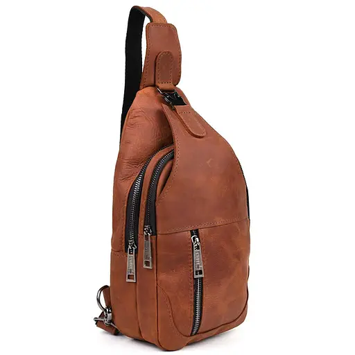 Кожаный мужской рюкзак TARWA 17х7х33.5 см sum0026166 - фото 1