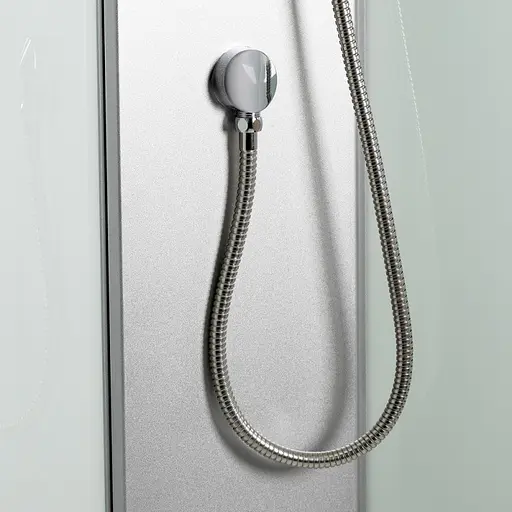 Душевой бокс Lidz Tani SB90x90.SAT.LOW.FR Frost, Хром матовый, матовый, хром матовый - фото 8