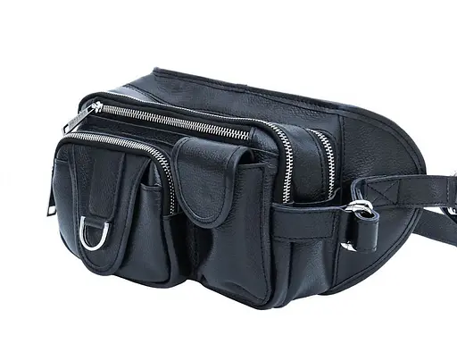 Чоловіча шкіряна сумка на пояс TARWA 25х14х10 см 000296380 - фото 9