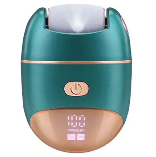 Портативна роликова пемза ENZO EN-7101 пемза для стоп електрична бездротова на акумуляторі 5 Вт Бірюзовий - фото 2