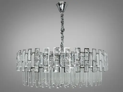 Захоплююча, елітна кришталева люстра на 16 ламп, колір- хром - фото 1