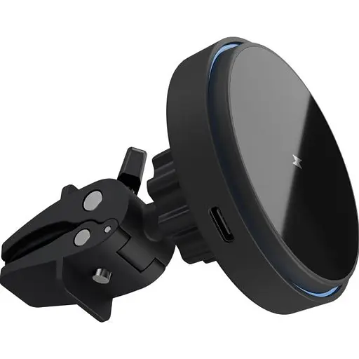 Автодержатель с беспроводной зарядкой Proove Light Circle 15W (WHLC15010001) [136217] - фото 2