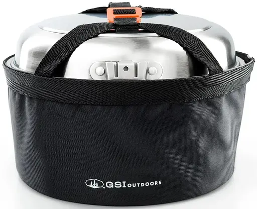 Набір посуду GSI Outdoors Glacier Stainless Camper (1099-68181) - фото 2