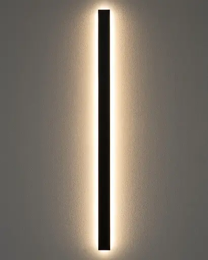 Бра, настінний світильник Nowodvorski 11878 Comma LED L 1x34W 3000K 950Lm IP20 чорний - фото 2