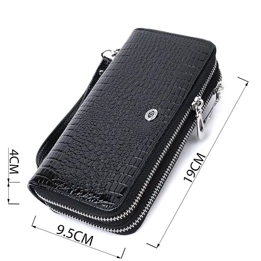 Жіночий шкіряний гаманець ST Leather 19х9.5х4 см acs0029409 - фото 3