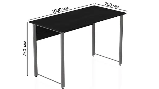 Компьютерный стол Курт 75x100x70 серый ДСП Сосна Кембра 32мм FRD-101866 - фото 5