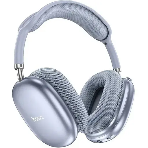 Бездротові накладні наушники Hoco W35 Air Triumph BT headphones, BT5.3, AUX, TF, 400mAh, 45h, blue