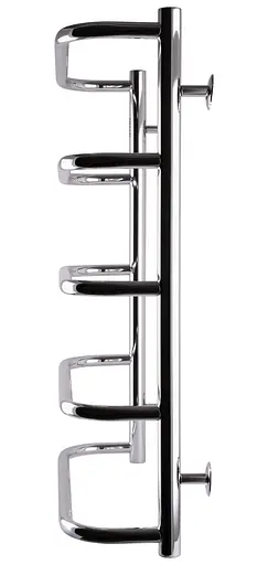 Водяна рушникосушка Unio LS W 700-500-5 Драбинка Скоба, Хром - фото 3