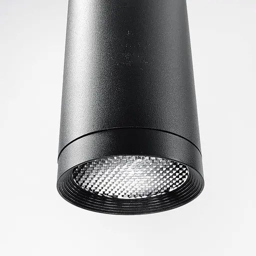 Точковий підвісний світильник у чорному корпусі 28х8 см потужністю 30W | Арт. LPR 30W BK | Line F - фото 2