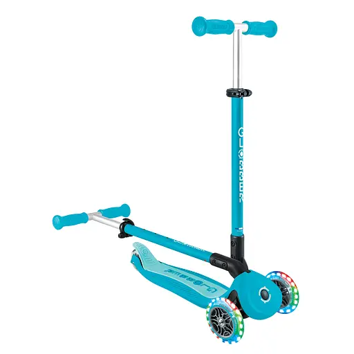 Самокат Globber Go Up Active Lights 360 колеса світяться до 20/50кг від 1 року блакитний (749-300) - фото 12
