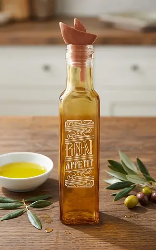 Пляшка для олії скло Herevin Gold Rose 0.25 л (151421-145) - фото 2