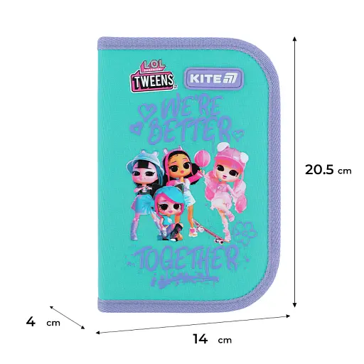 Пенал з наповненням Kite LOL (LO26-622H) - фото 7