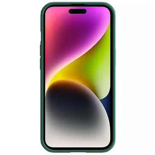 Карбонова накладка Nillkin CamShield Pro Magnetic для Apple iPhone 15, 6.1 Deep Green - фото 3