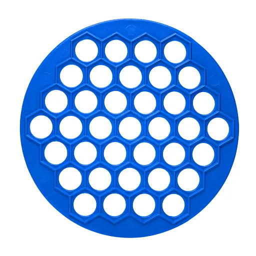 Пластикова пельменниця (форма для приготування пельменів) Ø26 см, Kitchette Синій 86636 - фото 1