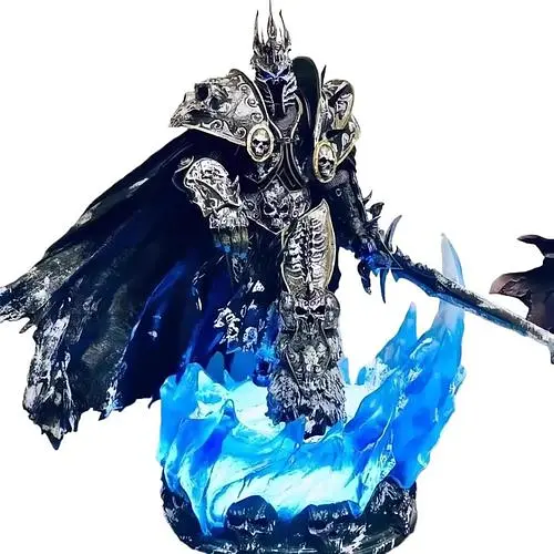 Фигурка светильник Варкрафт Король Лич Warcraft The Lich King 40 см - фото 1