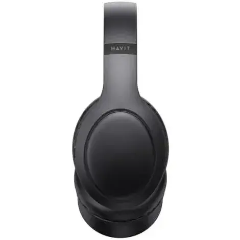 Наушники беспроводные Havit H633BT Black Bluetooth 5.1 микрофон динамика 40 мм Type-C 350 mAh (HV-H633BT) - фото 4