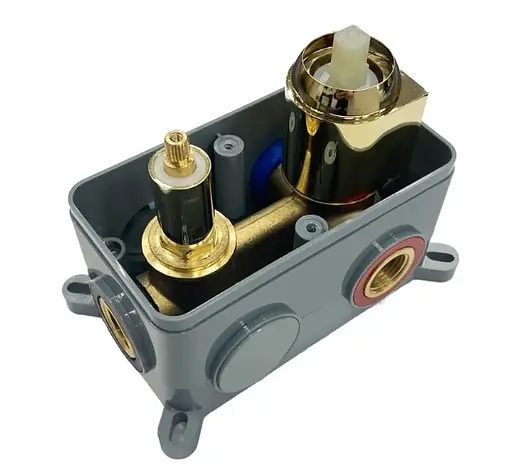 Душова система Rea Moby хром + BOX прихованого монтажу REA-P2404, Хром - фото 4