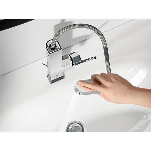Одноважільний змішувач для раковини Grohe Plus, L-Size (23844003) - фото 4