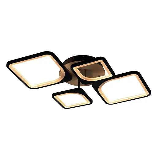 Люстра светодиодная потолочная 6106-4 BK 62W