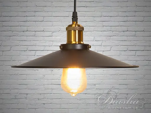Захоплюючий, лаконічний світильник-підвіс в стилі Лофт, під лампу Едіс. - фото 1