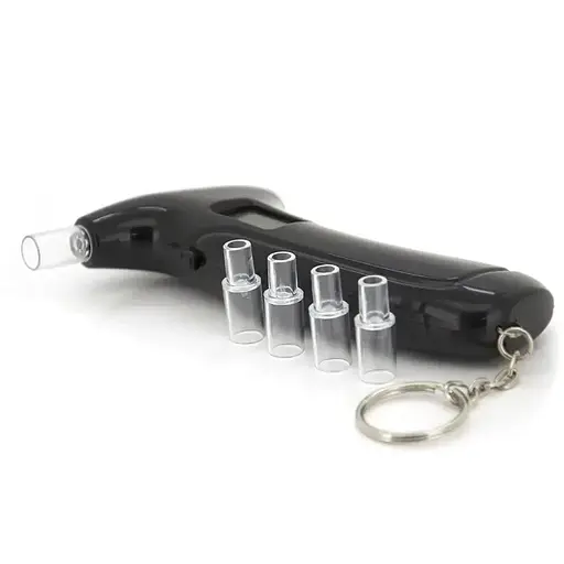 Електронний портативний алкотестер AMS020 з підсвічуванням живлення 2хА