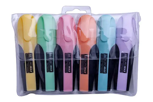 Набір текст-маркерів, BM.8905-96, 6 шт., pastel