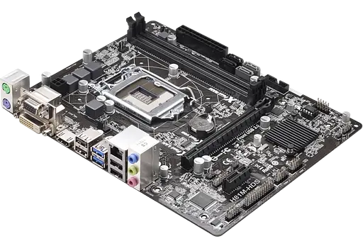 Материнская плата ASRock H81M-HDS LGA 1150 (H81M-HDS) Б/У - фото 3