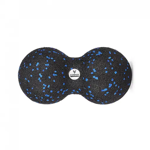 Массажный мяч двойной Cornix EPP DuoBall 8 x 16 см XR-0122 - фото 1