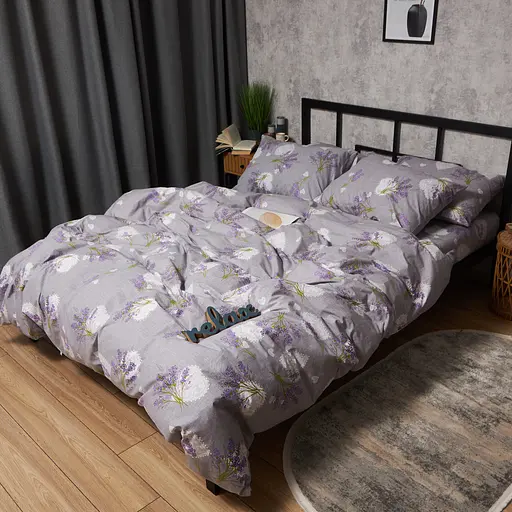 Комплект постельного белья Moon&Star Бязь Gold Люкс Provence Dreams Евро 200х220 наволочки 2х50х70 - фото 5