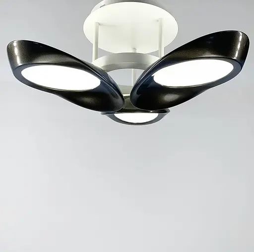 Незвичайний стельовий світильник Line.F Кількість ламп 3 - фото 1