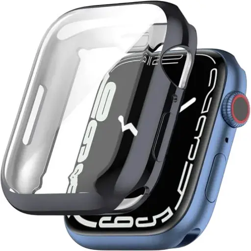 Чехол-накладка DK Silicone Face Case для Apple Watch 45mm (gun metal)