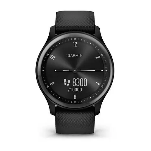 Смарт-годинник Garmin Vivomove Sport Black Case and S. Band w. Slate Accents (010-02566-00) - фото 2