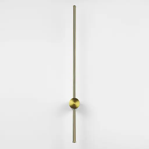 Современное линейное бра в латунном каркасе длиной 80 см Line F Арт. WJ014/800 AB - фото 5