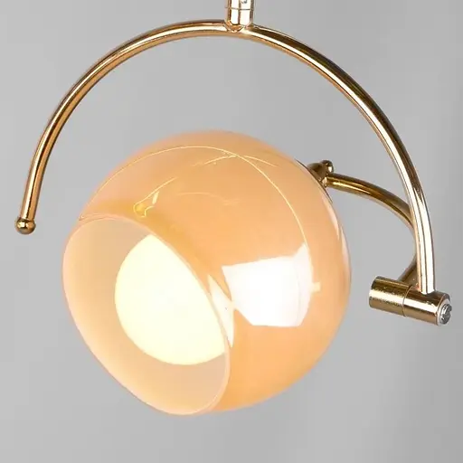 Люстра стельова Brille класична E27 60W G OR (LK-435C/3) - фото 2