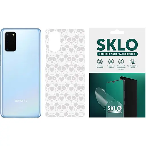 Захисна плівка SKLO Back тил Transp. для Samsung Galaxy M31 Prime Прозорий / Панды
