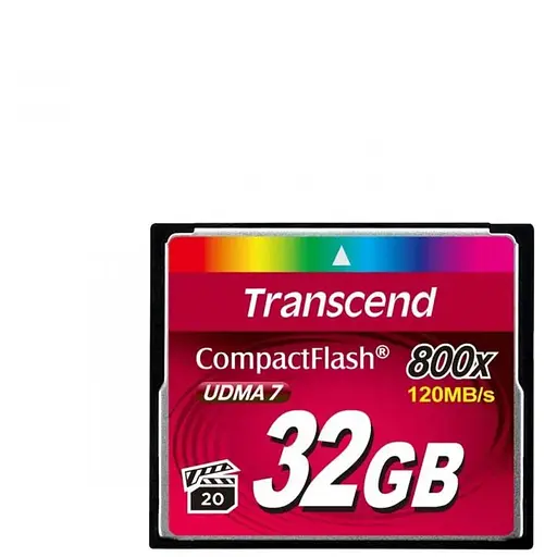 Карта пам'яті Transcend 32 GB 800X CompactFlash Card TS32GCF800