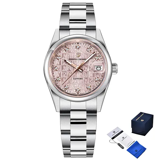 Наручний годинник жіночий PD-1794L Silver-Pink Pagani Design acs0031226 - фото 1