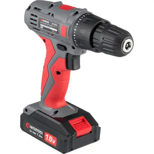 Дриль-шуруповерт Intertool DT-0315 18 V 1.5Ah [89137]