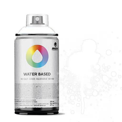 Аерозольна фарба MTN WB-9310 300 мл White Semitransparent, напівпрозора,  EX019W9310