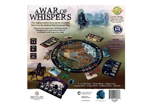Настольная игра Starling Games Война шепотом (2-я редакция) (War of Whispers: Standard 2nd Edition) (англ.) (STG1804EN) - фото 2