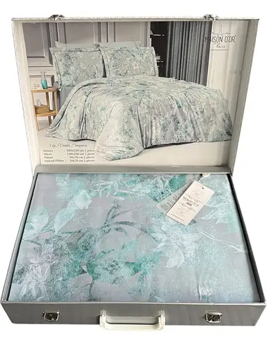 Постільна білизна Lily Turquoise Тенсел Maison D'or pbe0052193 - фото 1
