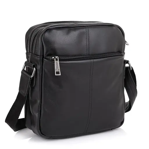 Чоловіча шкіряна сумка через плече TARWA 24х26х7 см sum0025862 - фото 5