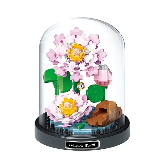 Конструктор Квіти в колбі, 16485, від 197 деталей, (В асортименті) - фото 6