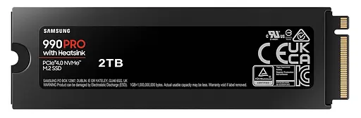 SSD накопитель Samsung M.2 2 ТБ PCIe 4.0 990PRO + радиатор - фото 7